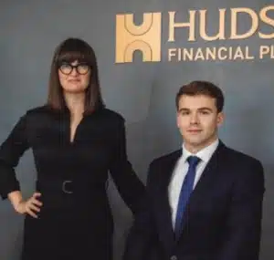 Profile pictures of Michal Lancemore and Isaac Robinson- Hudson Financial Planning, Financial planners on the Sunshine Coast