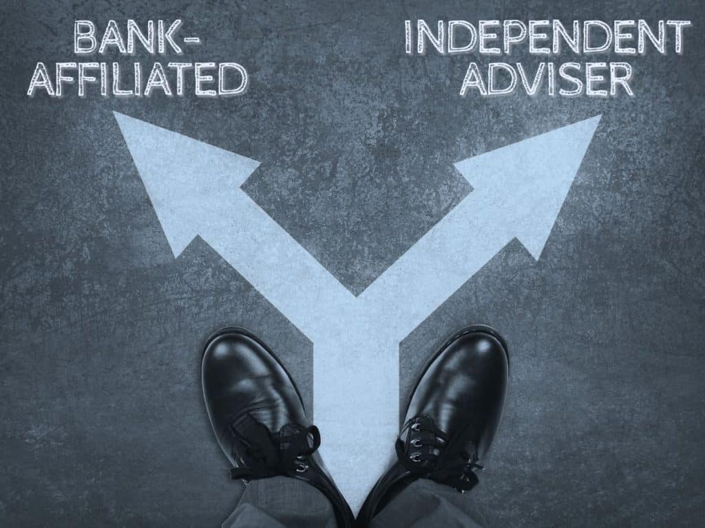 Independent vs bank-affiliated financial advisers