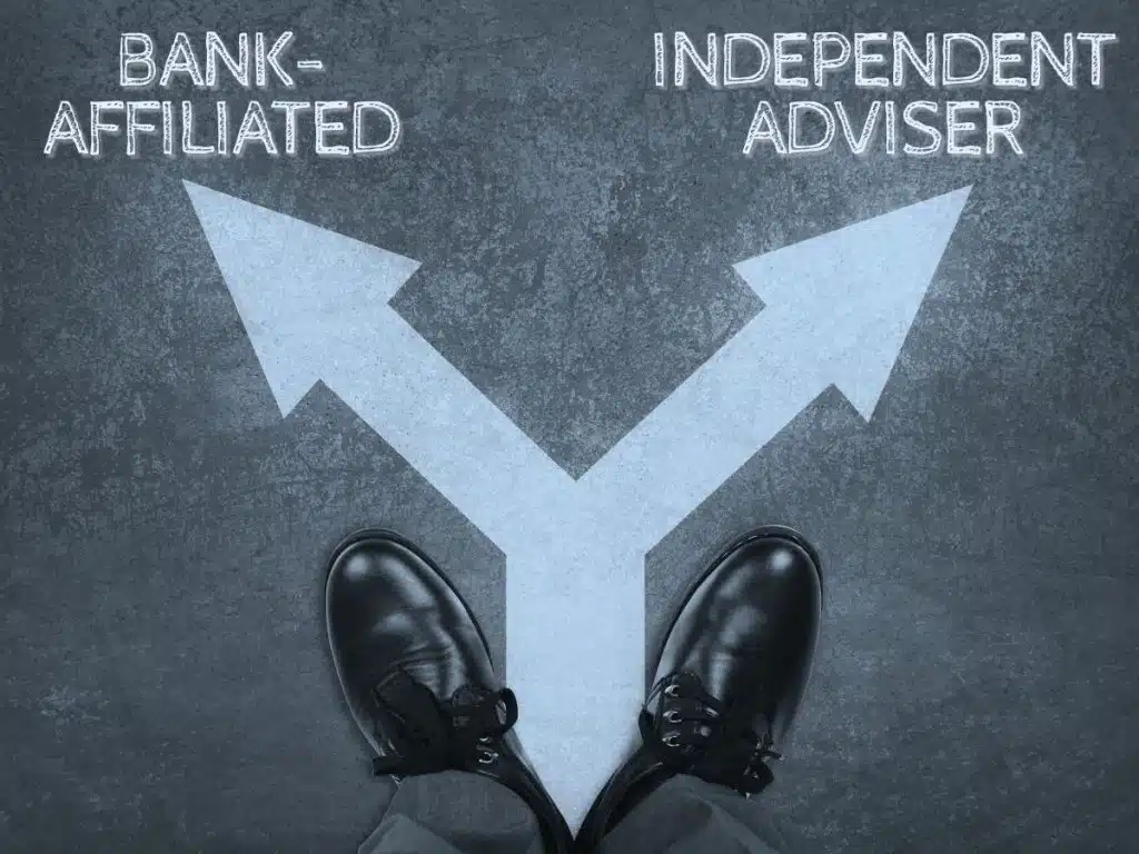 Independent vs bank-affiliated financial advisers