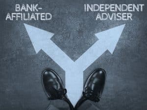 Independent vs bank-affiliated financial advisers