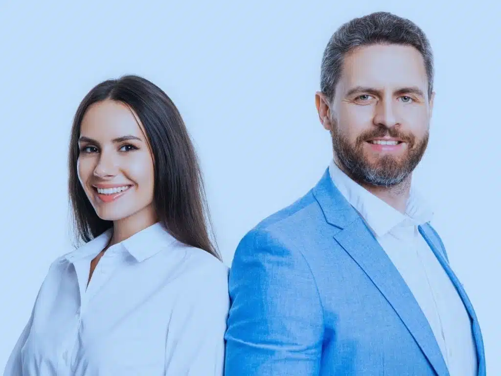 Picture of two planners to decide how to compare financial advisers when hiring