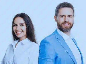 Picture of two planners to decide how to compare financial advisers when hiring